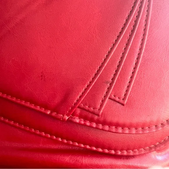 Vintage Red Clutch Bag - Picture 3 of 12